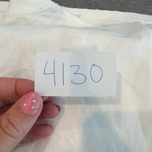 BREW CITY Men's Busch Jumping Fish T-Shirt Size L In White - Picture 7 of 7